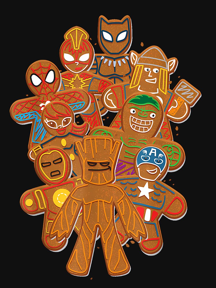Superhero Gingerbread Cookies Christmas by melanie8214