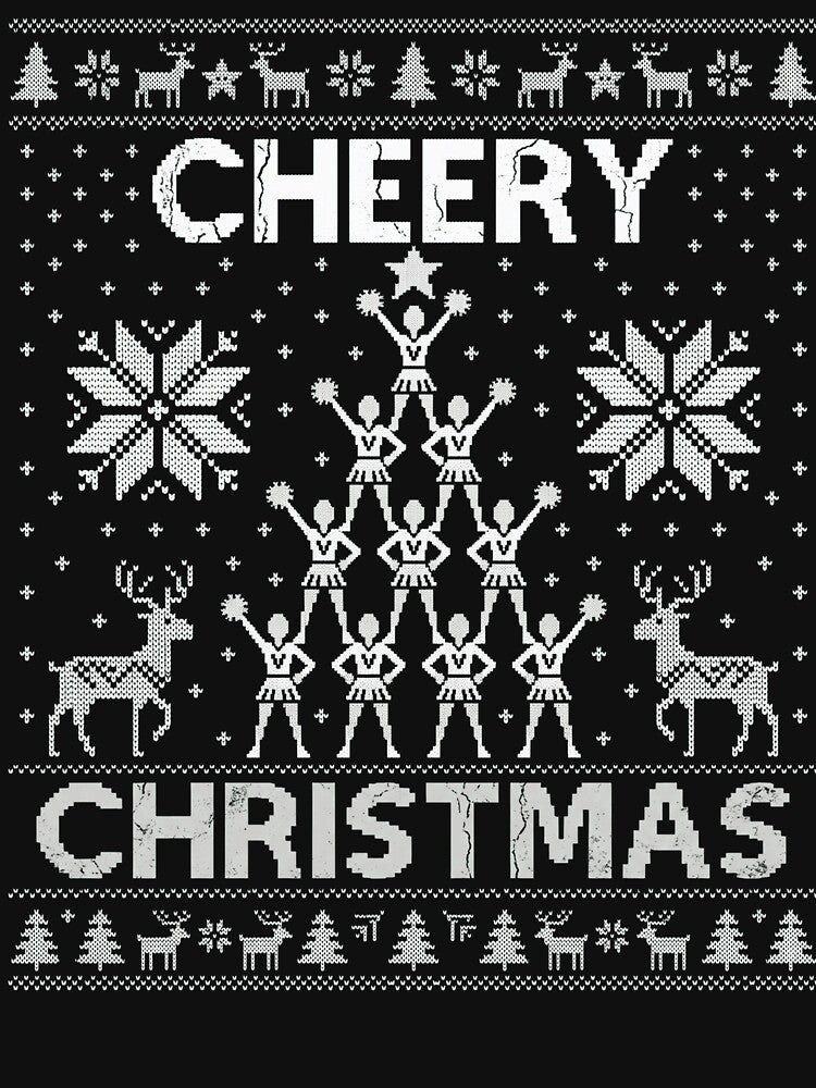 Funny Christmas Cheer Squad Ugly Sweater Festive Edition by NADIASHOP86