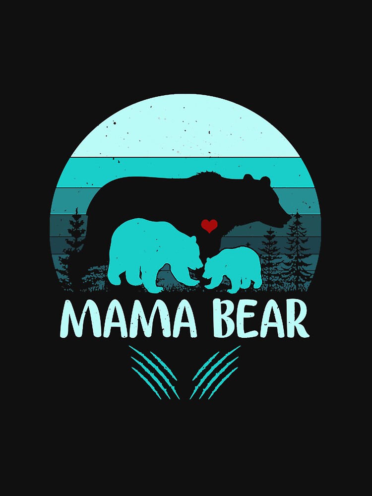 Best Matching Mama Bear Lovers Shirt Mama Birthday Mothers Day Themed by MotorLykan9k