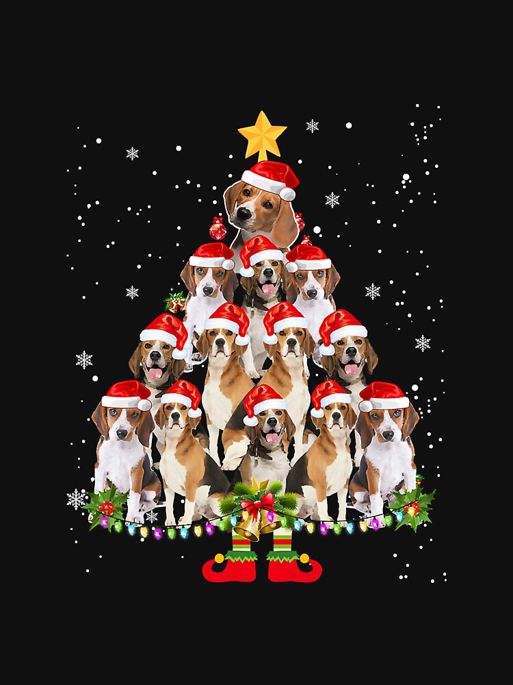 Beagle Christmas Tree Santa Uglyer Dog by gonzales6422