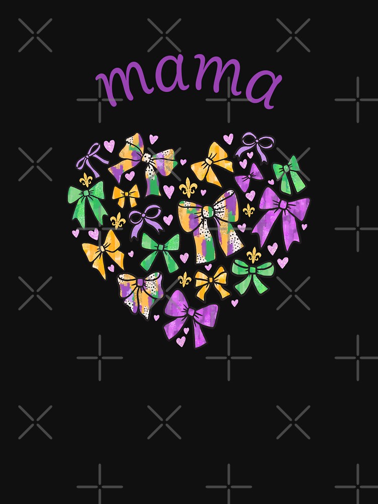 Mama Bow Heart - Sweet Mother's Day Gift Design by cabana.space