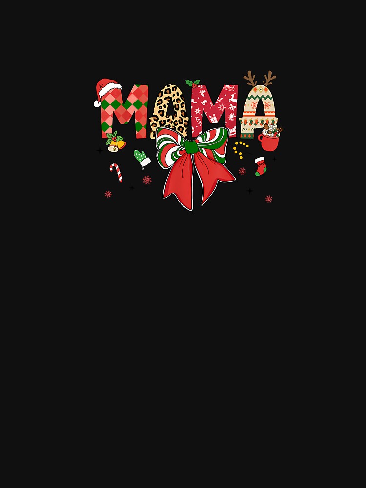 Mama Claus Santa Christmas Coquette Pajama Matching Family by grumpzara