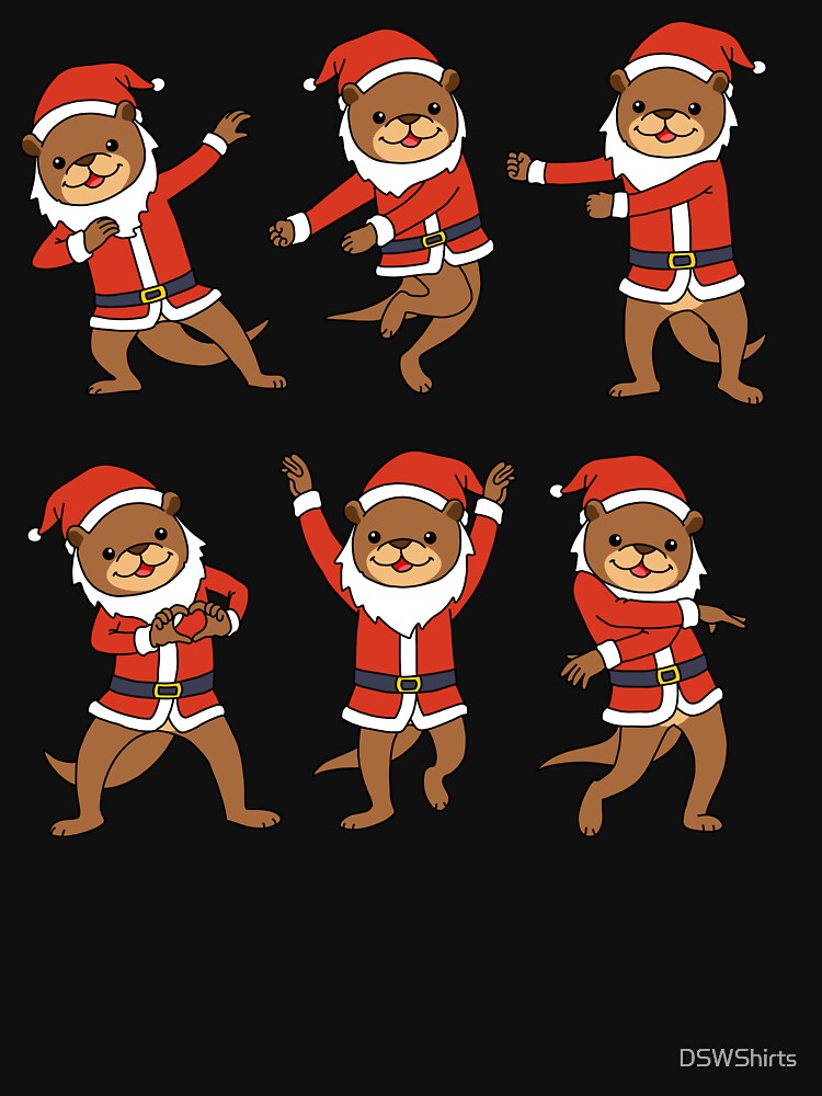 Christmas Otter Gift Women Otter Yoga Gifts Kids Otter by DSWShirts