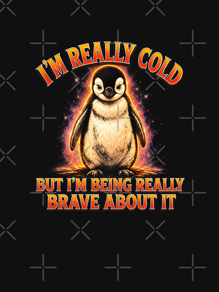 Brave Cold Penguin Winter Animal Joke by elderberry