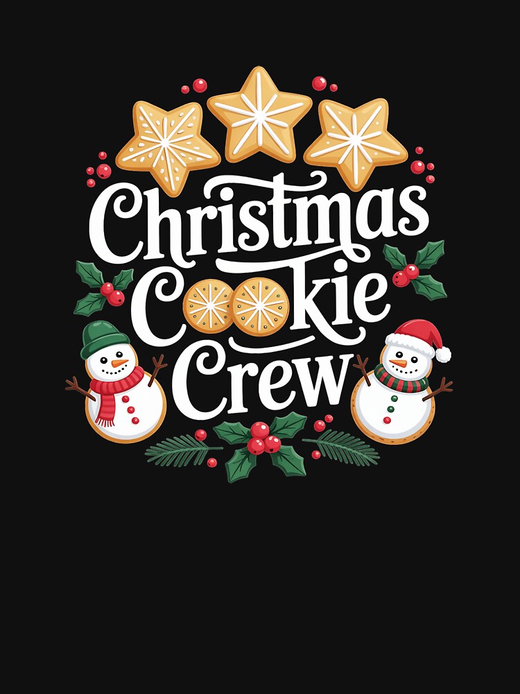 Bakers Christmas Cookie Crew Family Baking Team Holiday Cute by badgdeinged