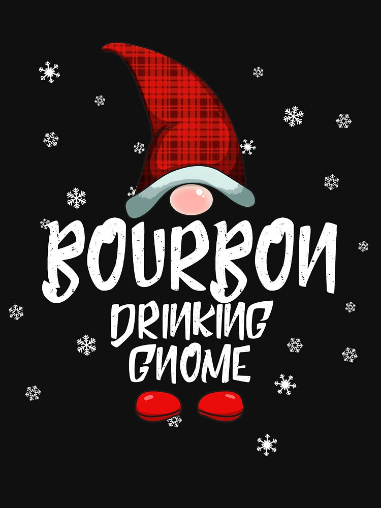 Bourbon Drinking Gnome Family Christmas Pajama Bourbon Gear by DynamicDesign