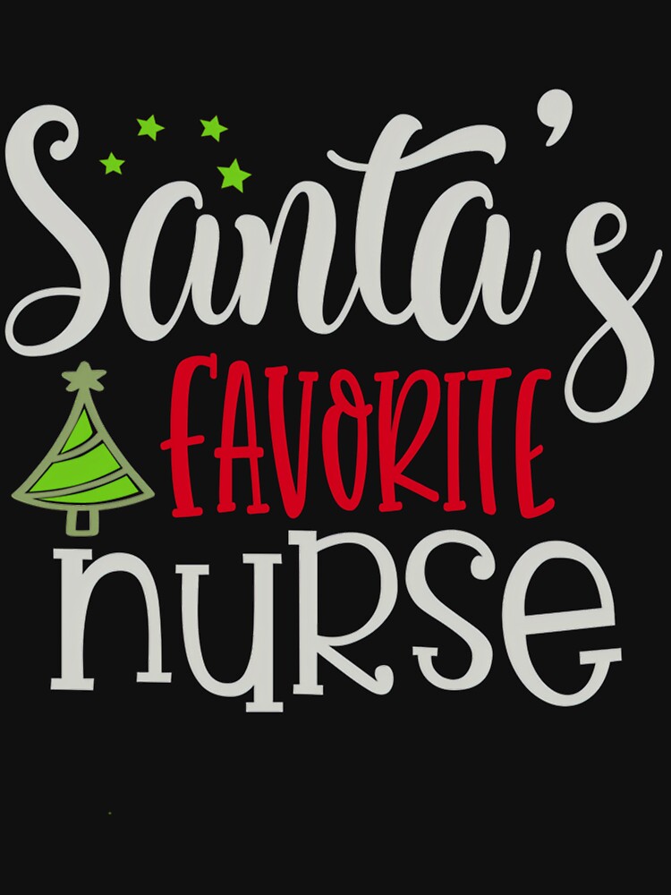 Retro Classic Merry Vintage Nurse Favorite Christmas Santas by Olincristie