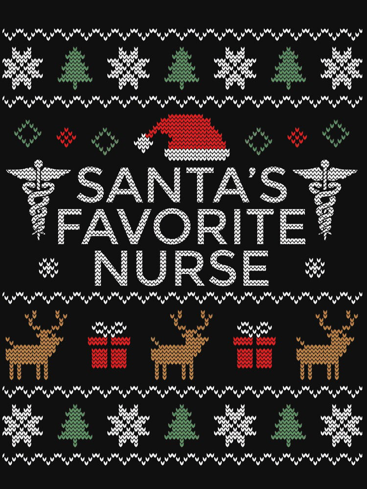 Classic Santas Merry Retro Favorite Nurse Vintage Christmas by Olincristie