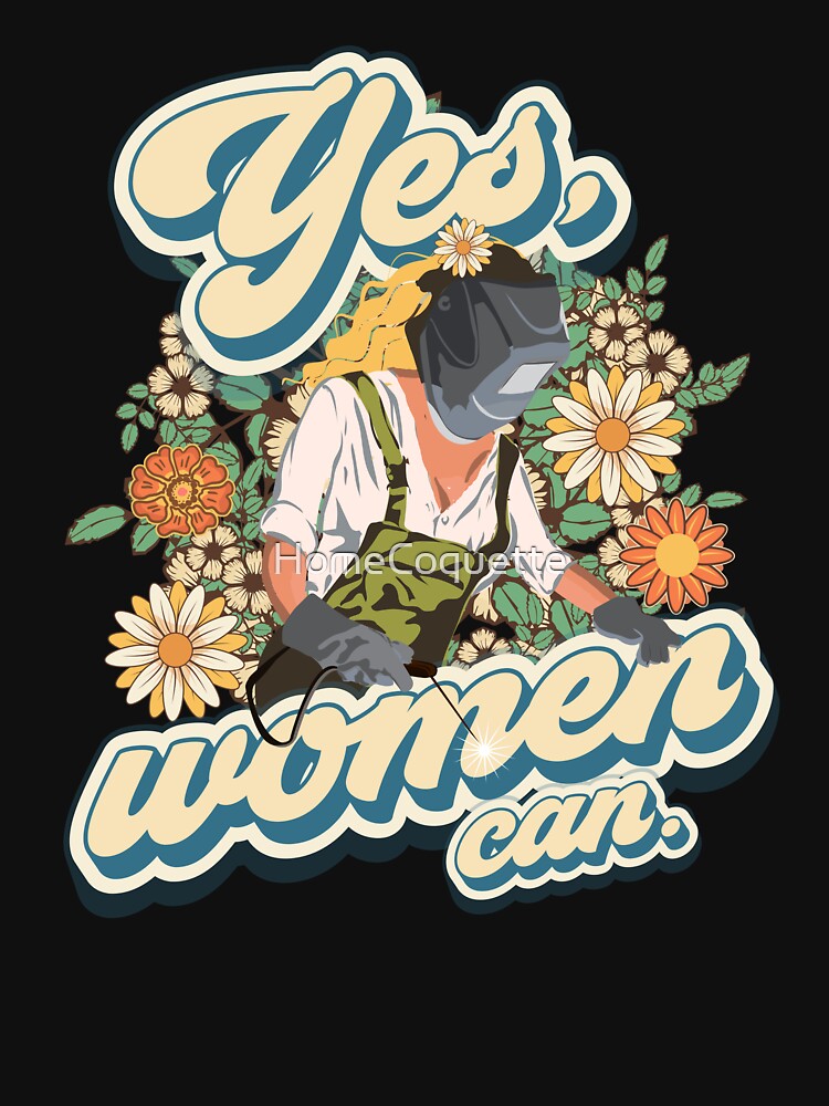 Funny groovy gift for welder woman by HomeCoquette