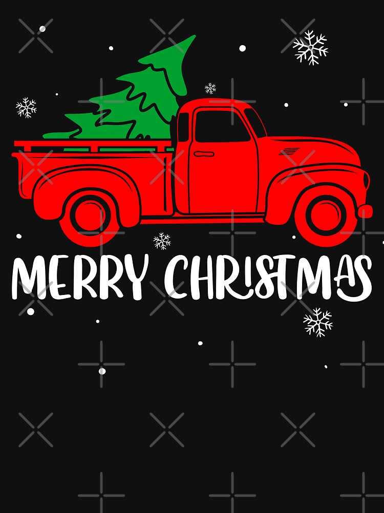 Merry Christmas Buffalo Truck Tree Red Plaid For Men Women by Mixture-DESIGN