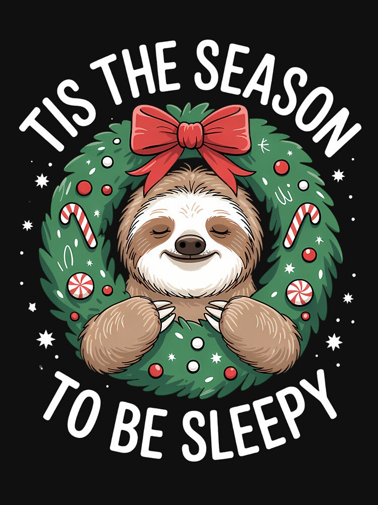 Sloth Funny Xmas Holiday by blueyeeti