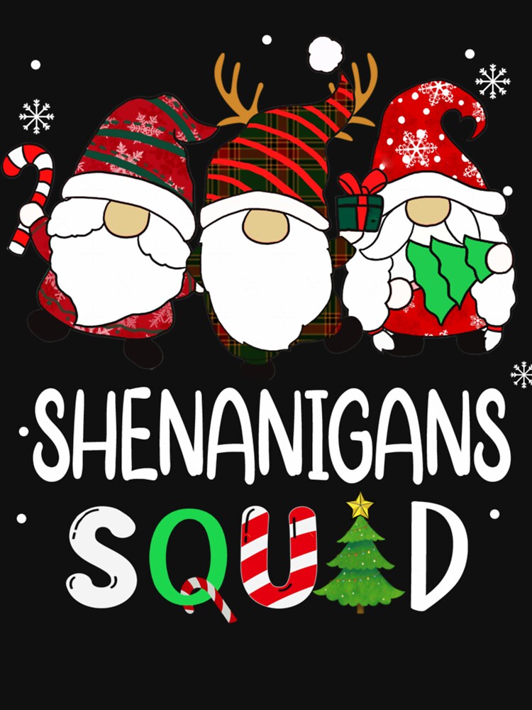 Shenanigans Squad gnomes Christmas Pajama xmas Men Women by AmandaNeeco