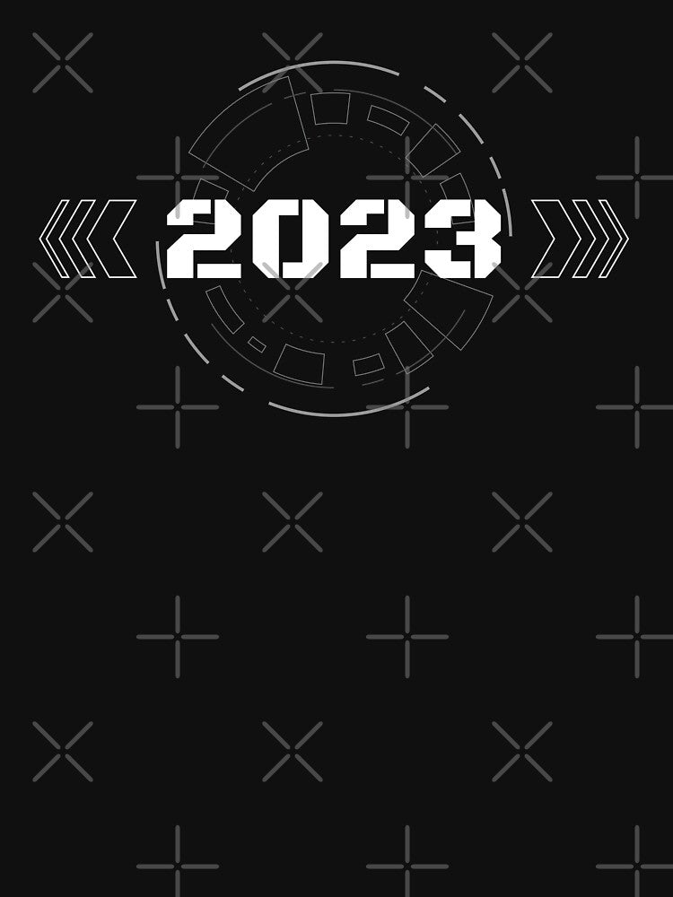 2023 black and white in technology style Can be worn to various technology events or put together as a family party with friends Or put out to hang out as a group. by P-De-Design