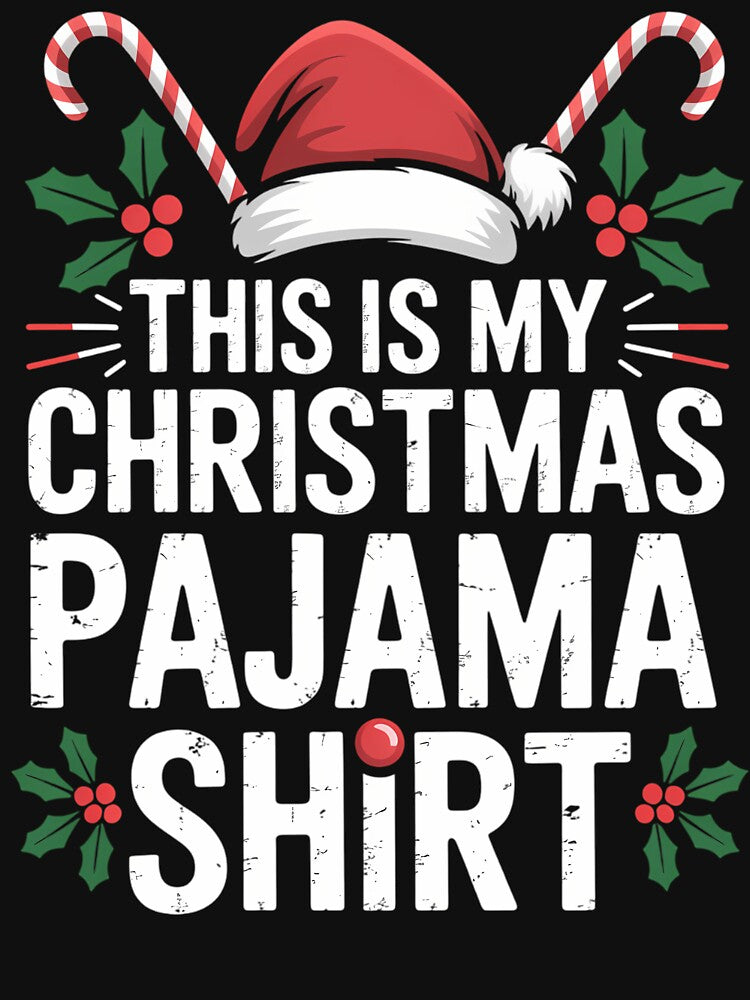 This Is My Christmas Pajama Funny Xmas by Idarmotar