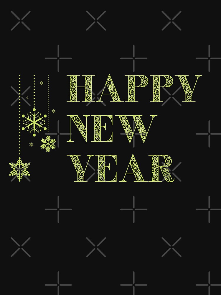 Happy New Year Decorations Green by trendingatees