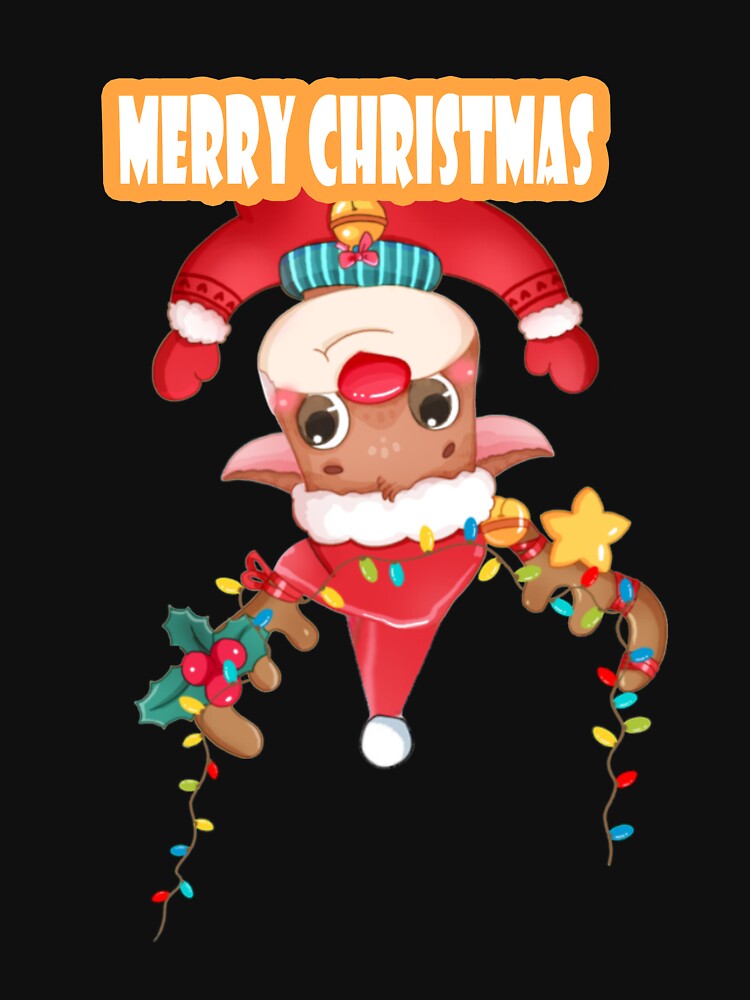 merry christmas cool with cute deer. by ESAMSTORE