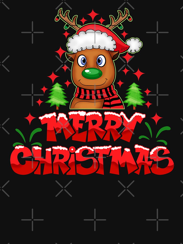 Reindeer Christmas Cute Rudolph by MisPuHoney
