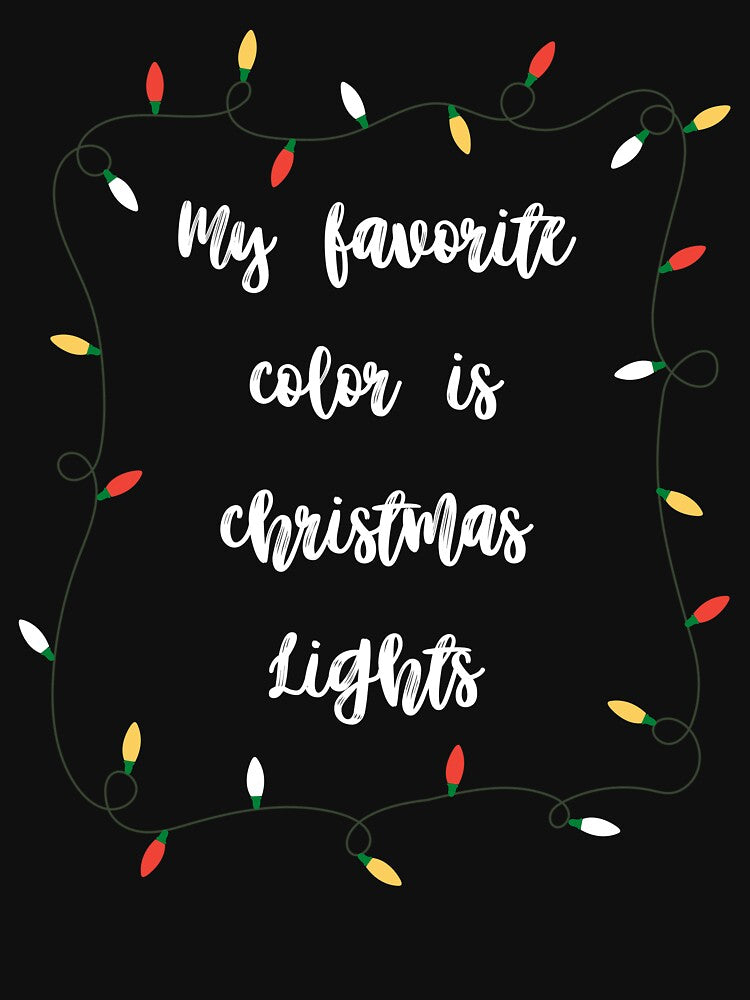 My favorite color is christmas lights by stuff-n-stuff