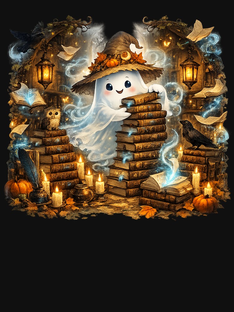 Ghost Librarian Halloween by ESSClothing