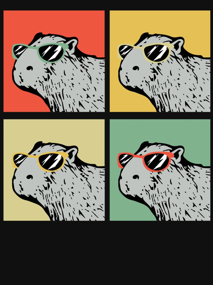 Capybara Retro Animal Lover - Capybara Gear by Nikolausgage