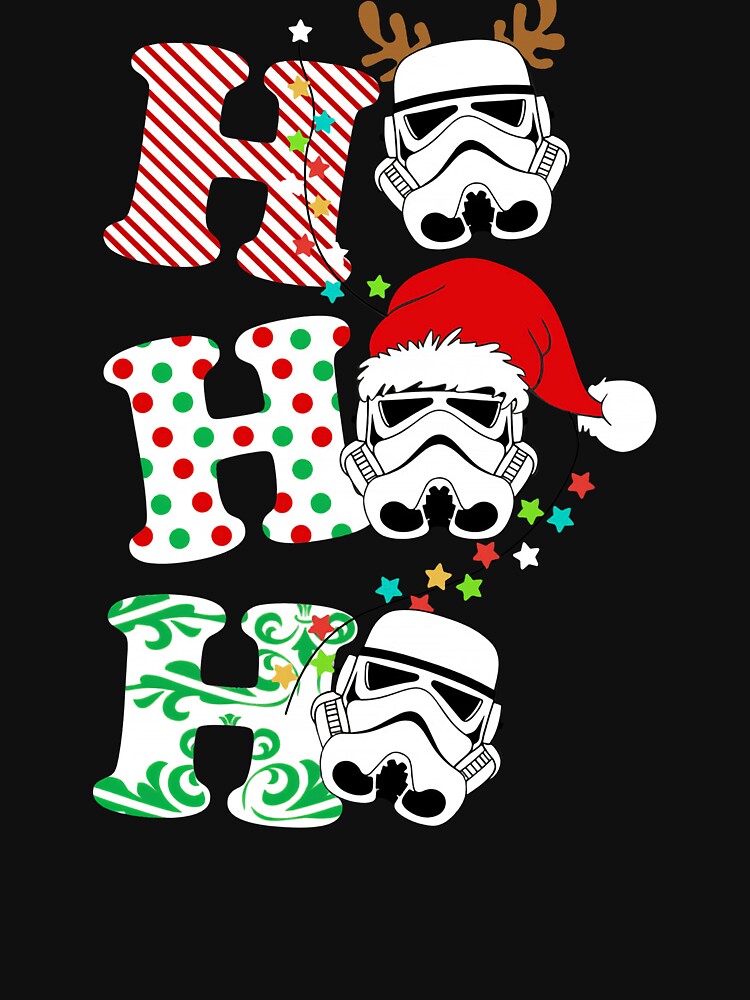 Ho-Ho-Ho-Santa-Claus-Christmas-trooper-Shirts by DahnkeBinney