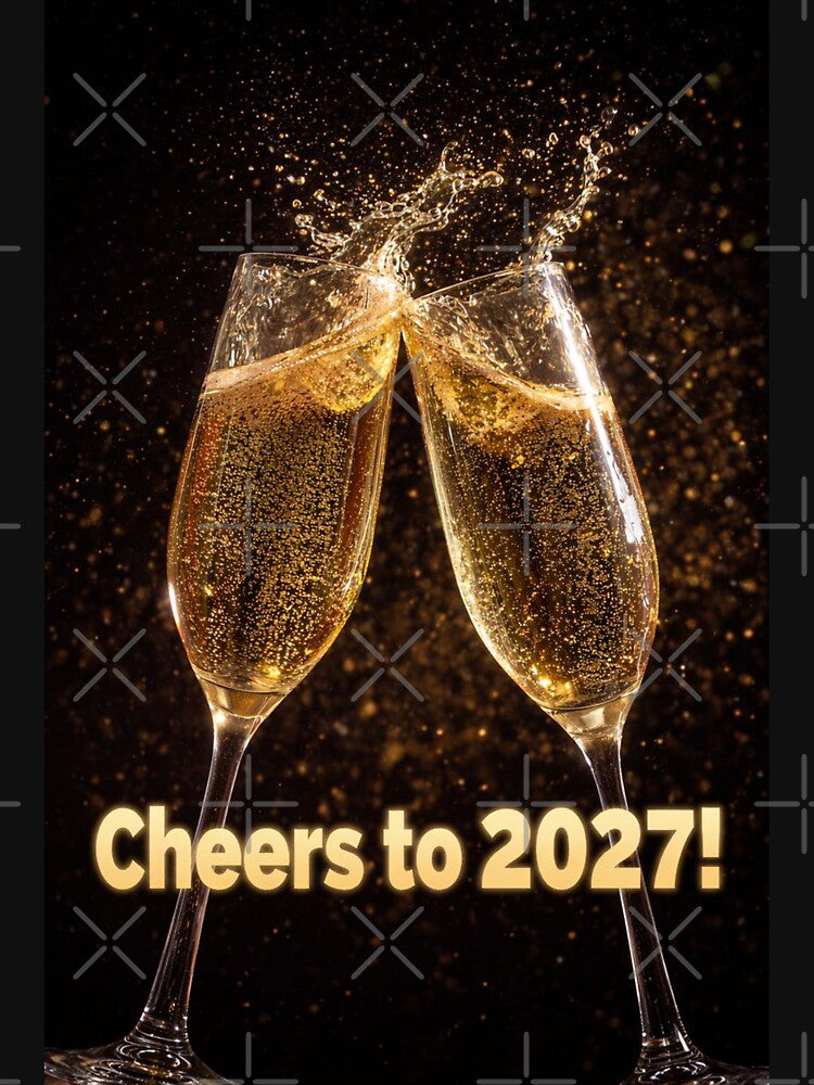 Golden Toast Cheers to 2027! by ArgentoArt