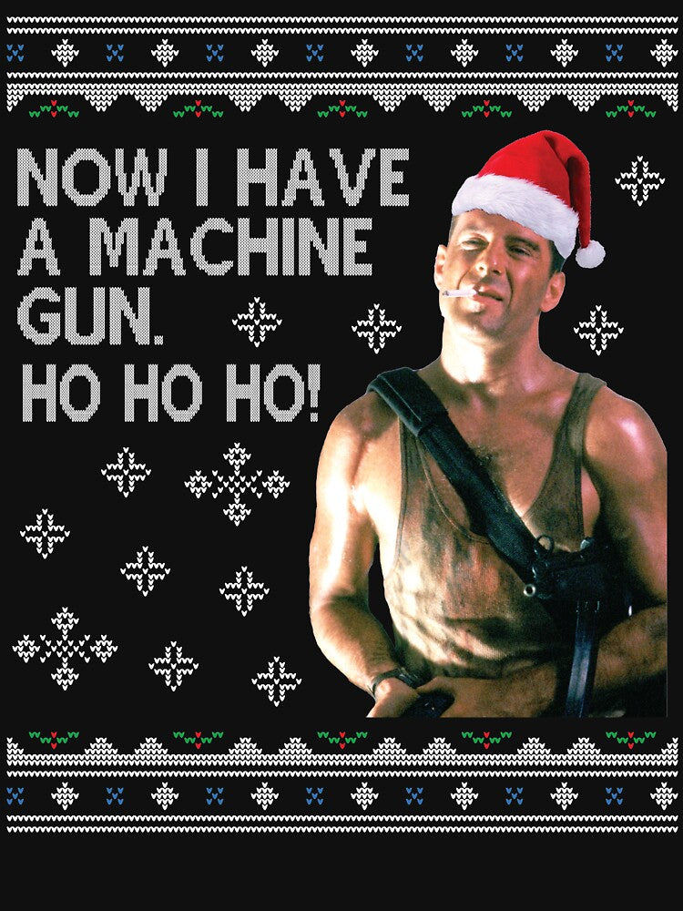 Die Hard Ho Ho Ho Machine Gun Christmas Kint by Nova5