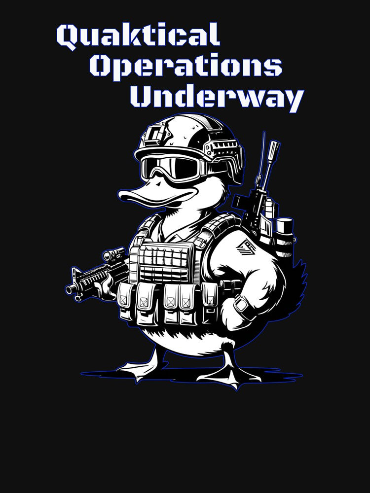 Tactical duck graphic design by JennyFinns