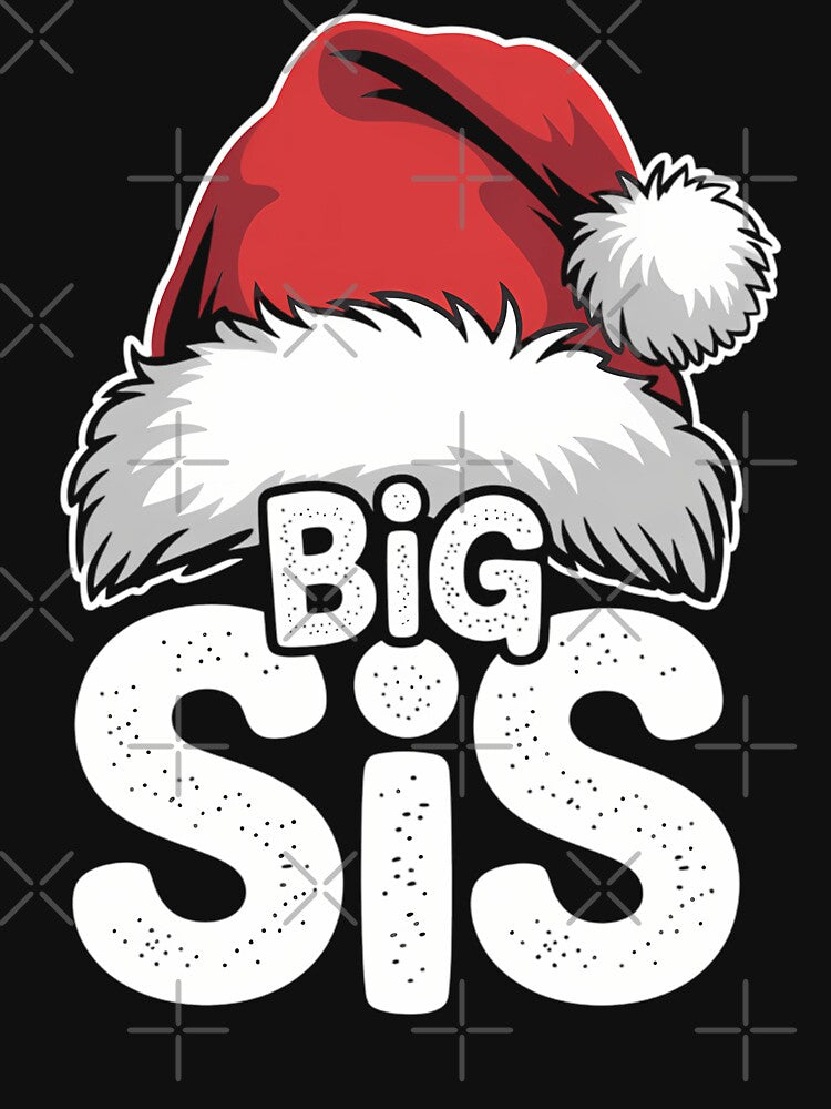 Sister Big Santa Christmas Family Matching Pyjamas Xmas by August4Laughs25