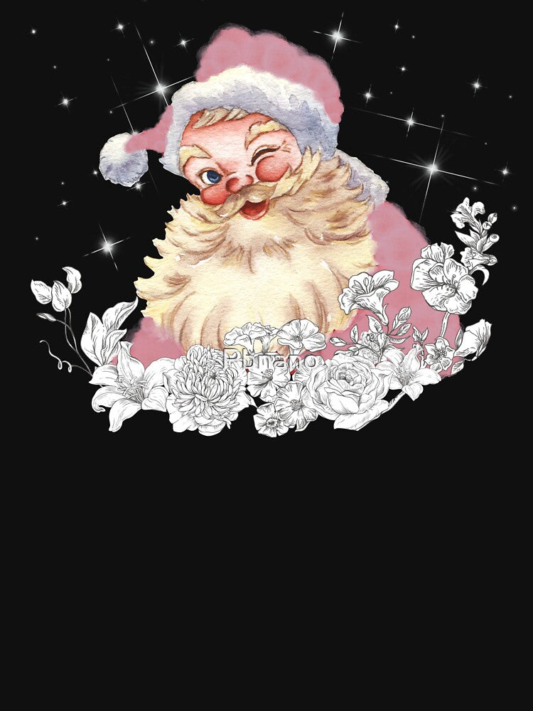 Vintage pink Santa by Rbnano