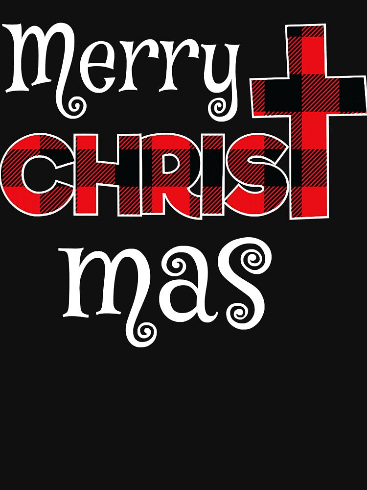 Merry Christmas Christians Gifts Buffalo Plaid Pajamas by PatrickRda
