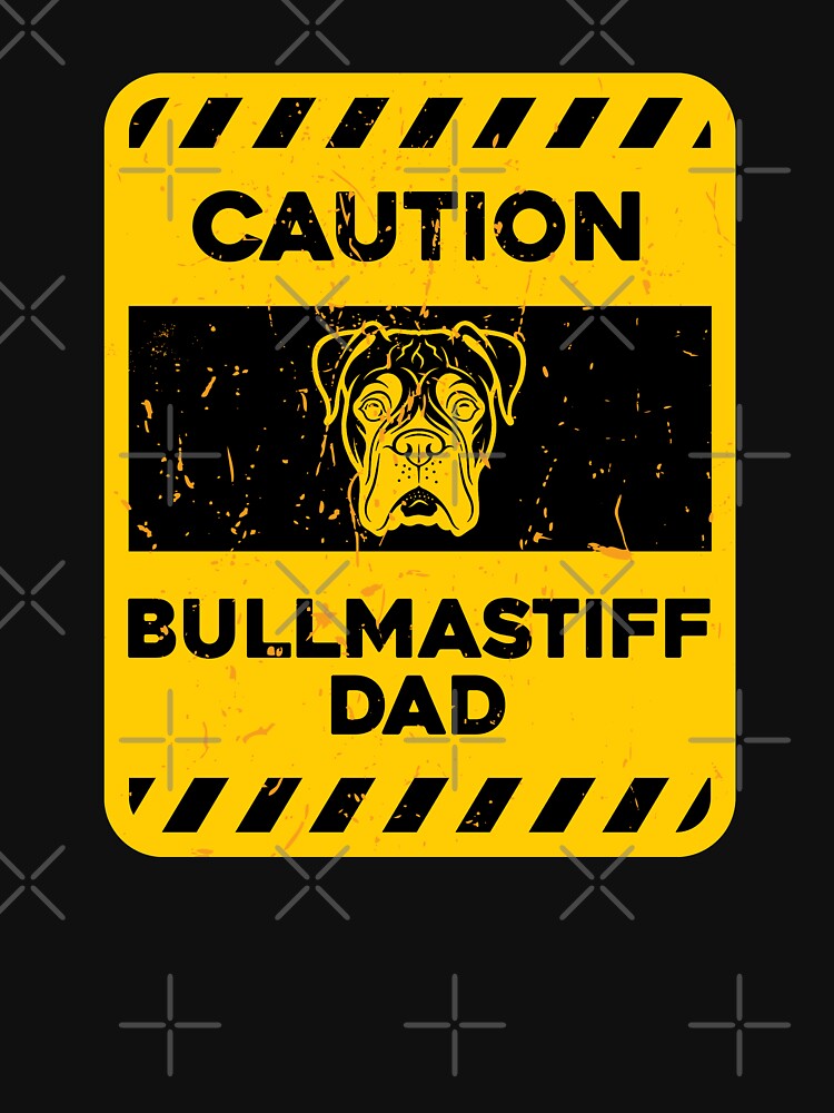 CAUTION Bullmastiff Dad by ArqDezines