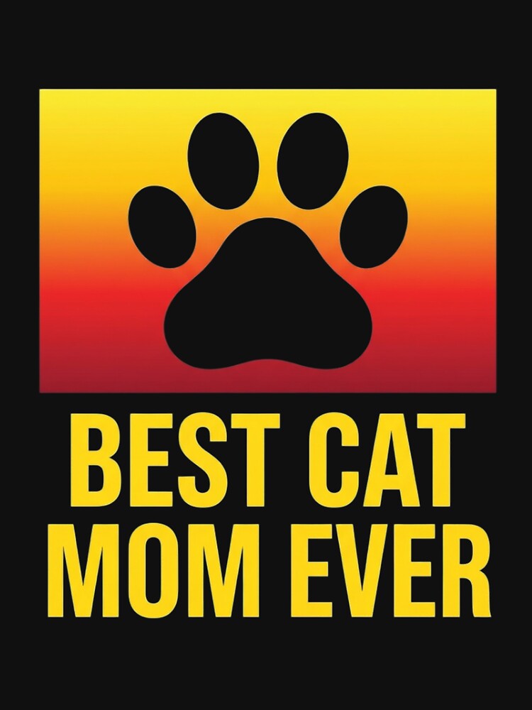 Best Cat Mom Ever Vintage Retro Cat Mom Cat Mother by lavethediso