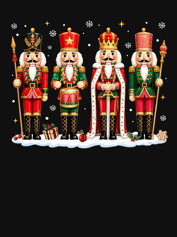 Nutcracker Squad Classic Christmas Holiday Soldiers by varin-studio