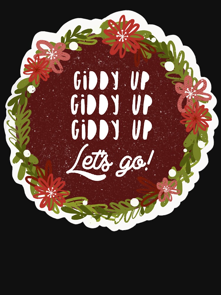 Christmas Lyrics Sleigh Bells Giddy Up by blima-greele
