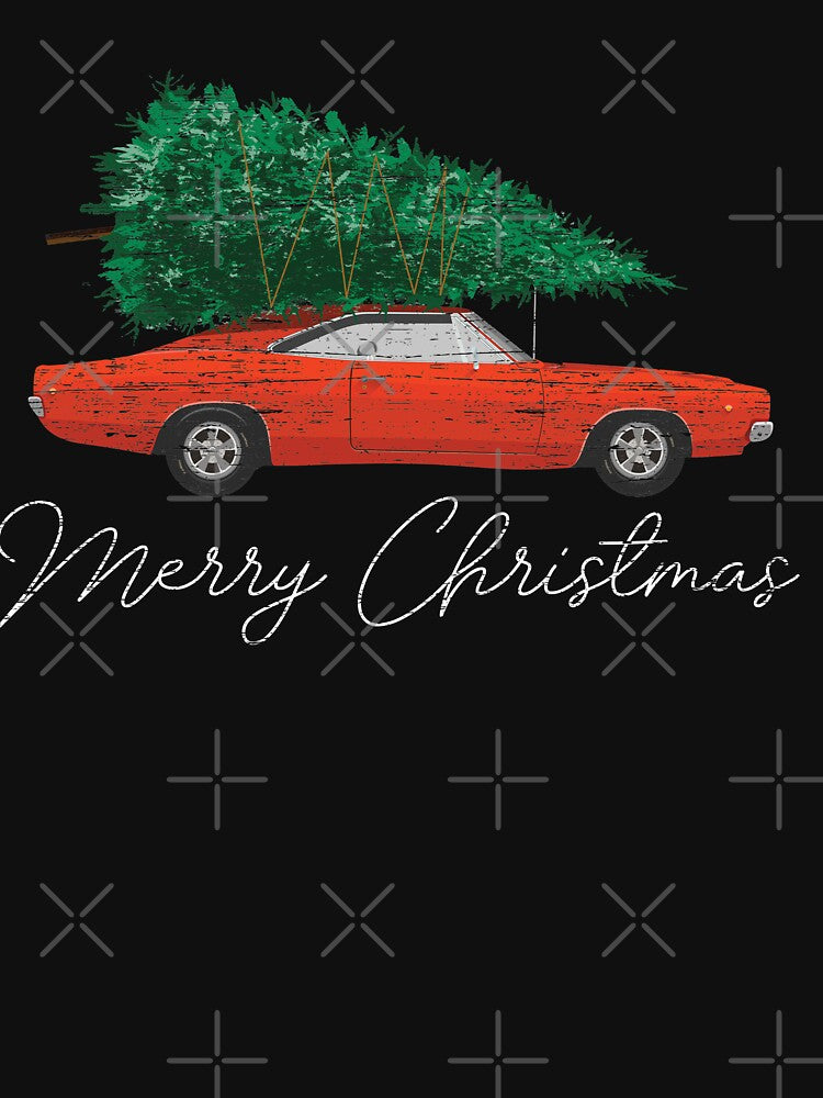 Vintage Car Christmas - Truck Christmas Tree by Congquoc90