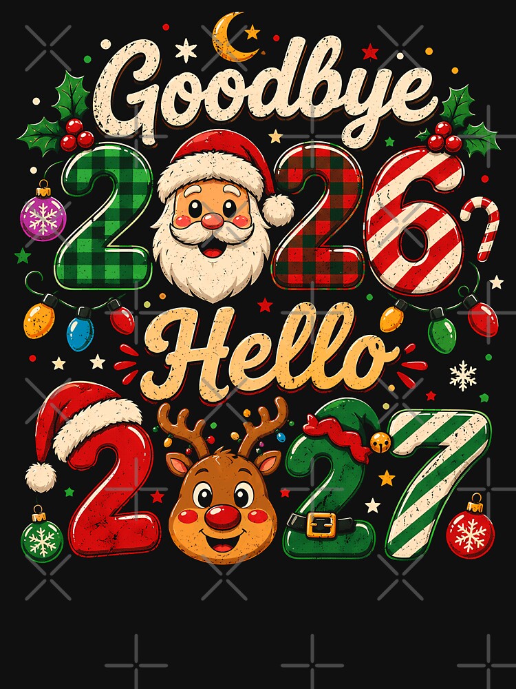 Festive Santa and Reindeer New Year Design by rafaeltto