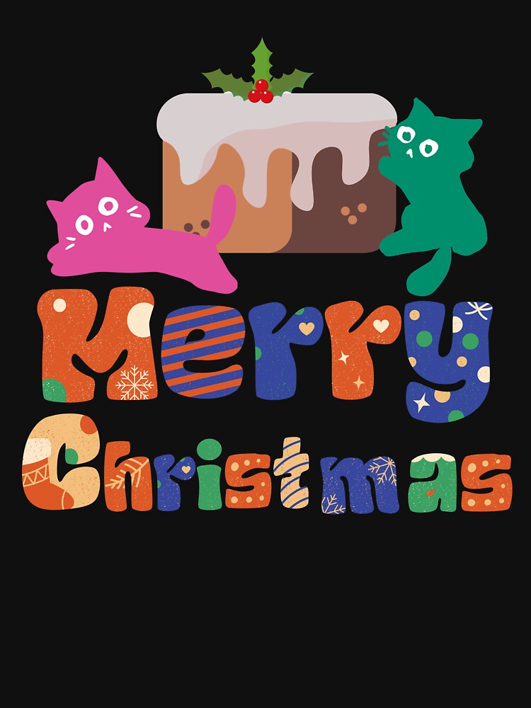 merry christmas cat cake by ichirochen