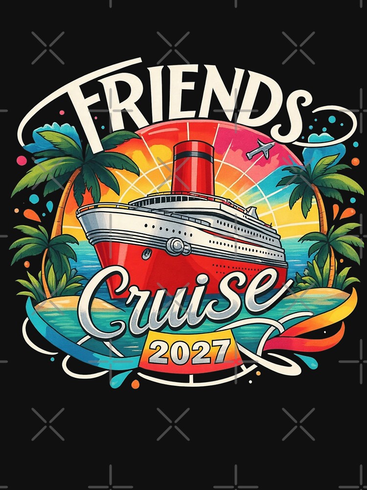 Friends Cruise 2027 Cruise Squad 2027 Funny Friend Group by CosmoKitsch