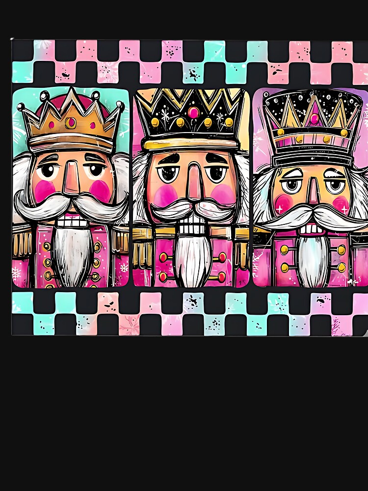 Colorful Nutcracker Trio | Retro Christmas Pop Art | Nutcracker Clipart | Festive Holiday Sublimation Design by FujitaChimon3c5
