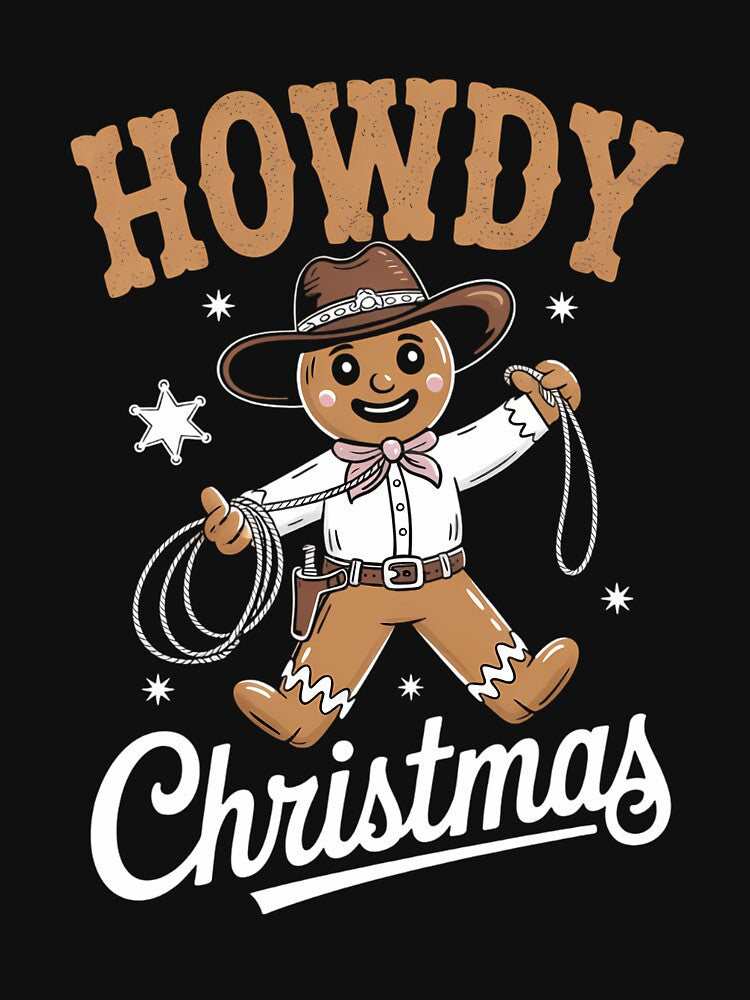Howdy Christmas Gingerbread Western by blueyeeti