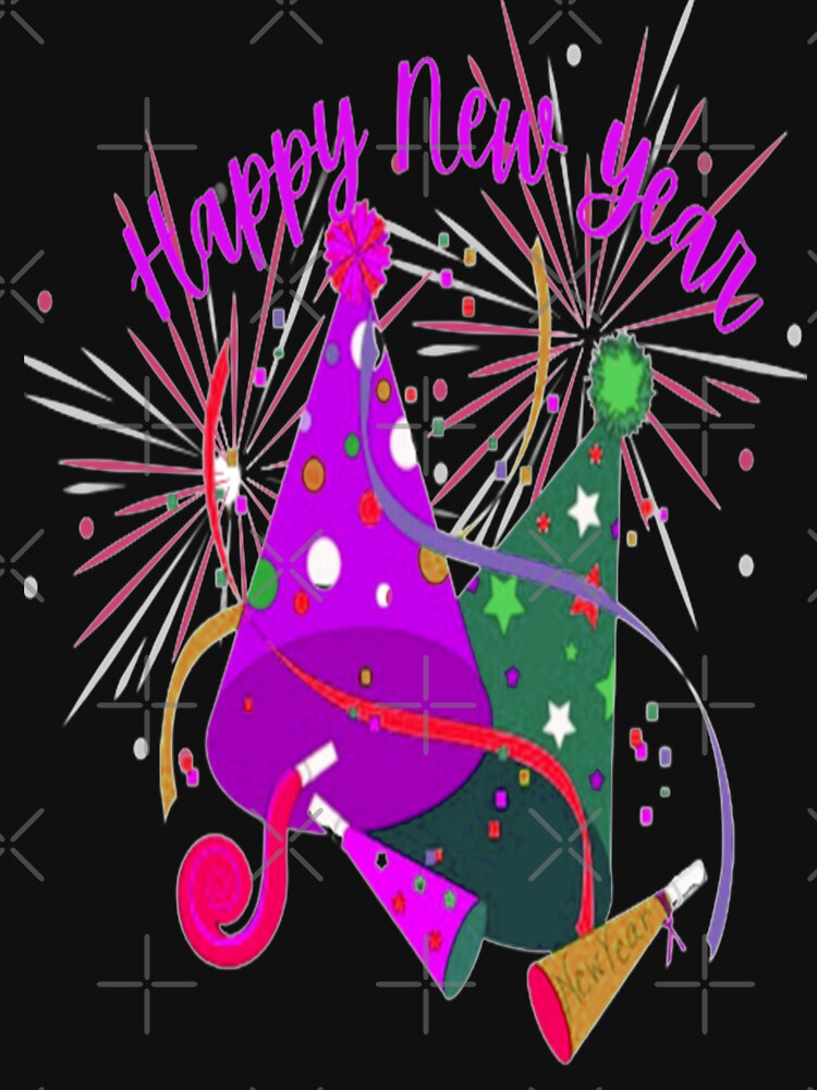 Happy New Year, Cute Hats,2, Howdy New Year,New Years Celebration, New Years Eve Countdown by Adri Barnard