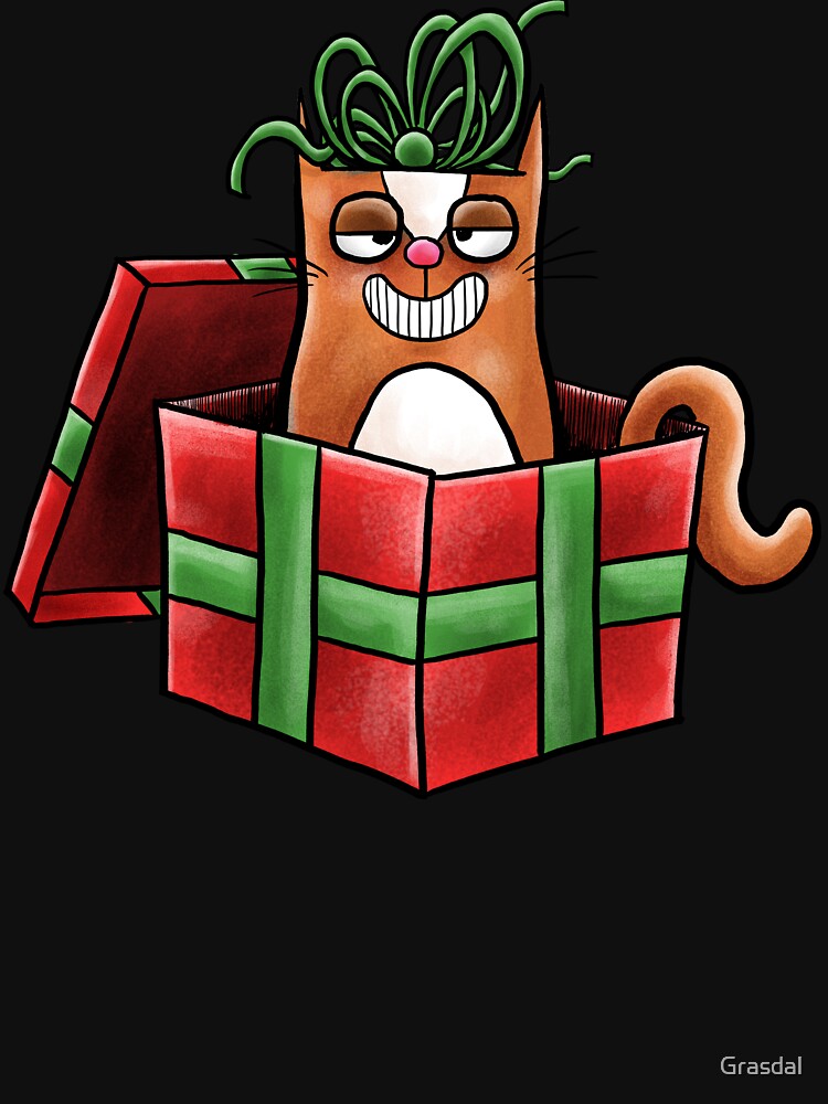 Christmas Gift Cat by Grasdal