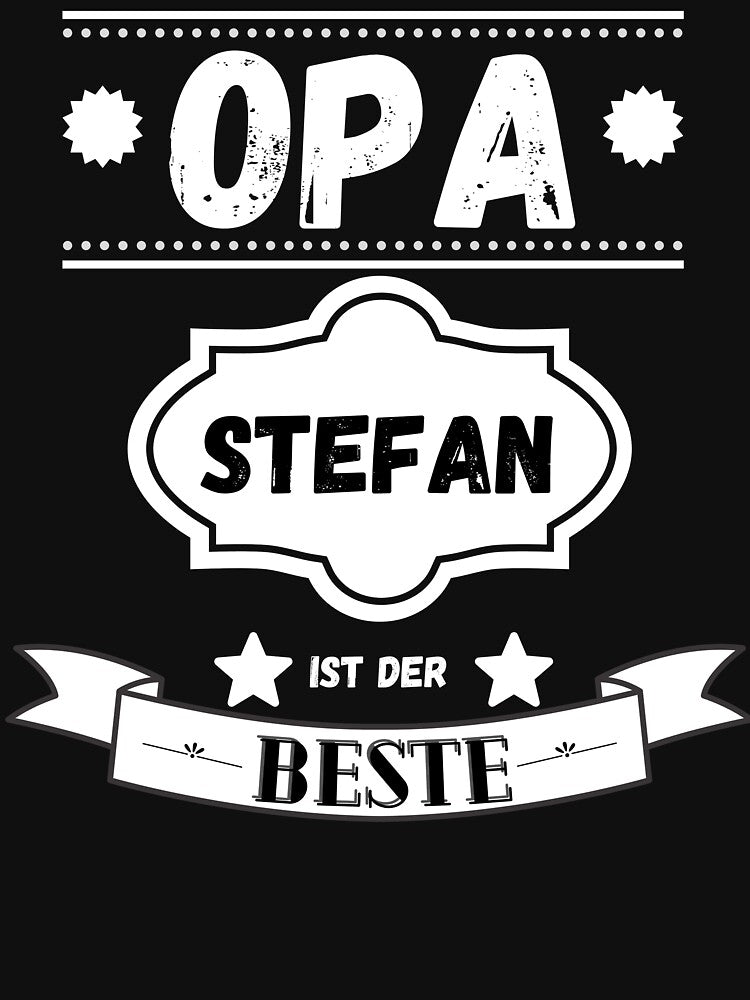 Grandpa is the best grandfather gift Stefan by InsomniaMerch