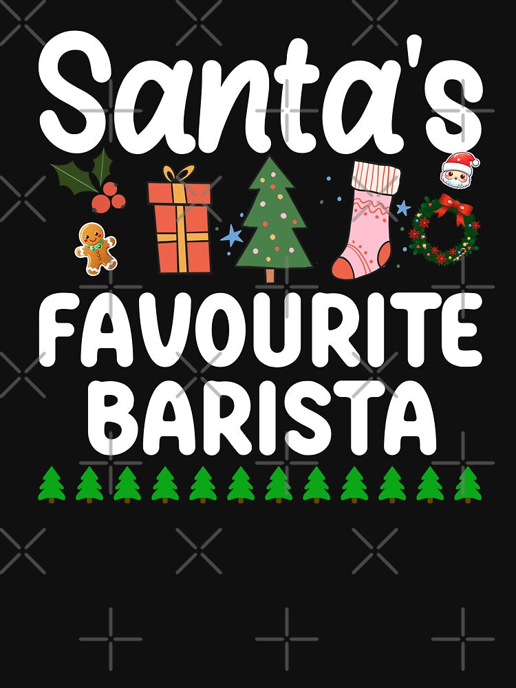 Christmas Barista T Shirt by SeasonXpress