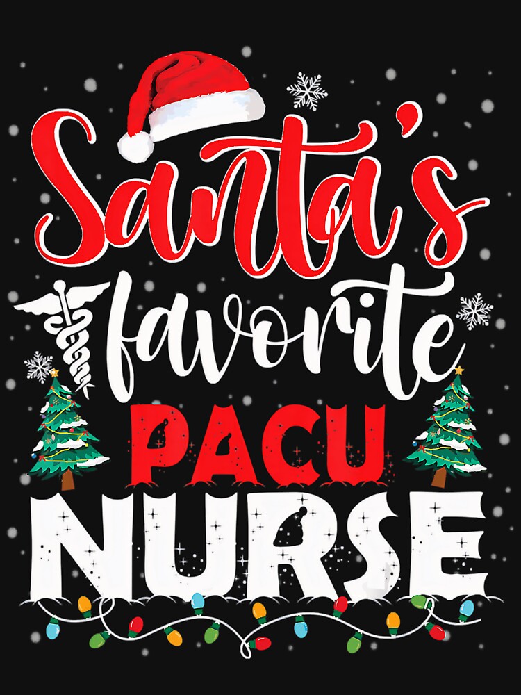 Nurse Vintage Favorite Retro Santas Classic Christmas Merry by Olincristie