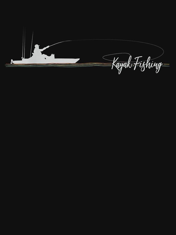 Kayak Fishing Pedal Drive Kayaking Gift Kayak Bass Angler T-Shirt by MCDOWELL1233
