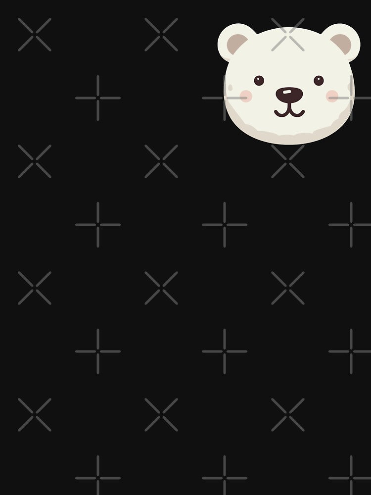 Cute Vectoral Polar Bear Face by ArtfulWeave
