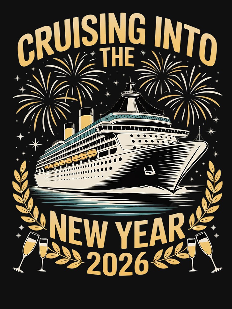 Cruising Into The New Year 2026 Happy New Year 2026 by FranzFriesen