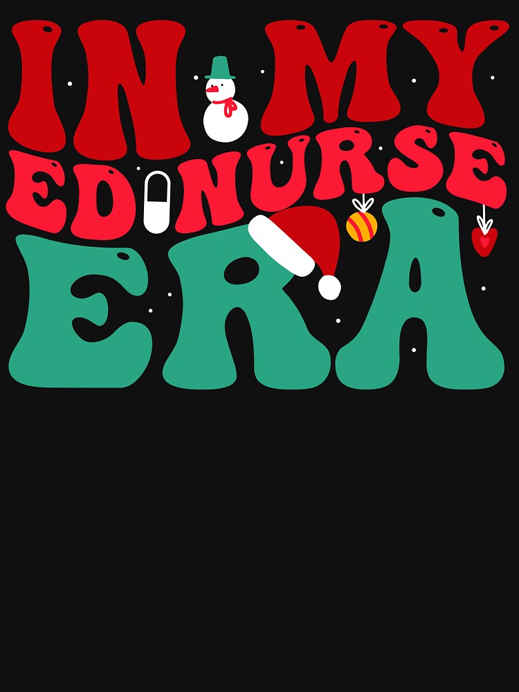 In My ED Nurse Era Nurse Christmas Family Xmas by aymanehammi